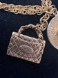 Bag Charm Chain-Link Necklace