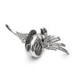 Boucheron Cypris Swan Black Diamond Ring