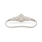 Palm Bracelet White Gold