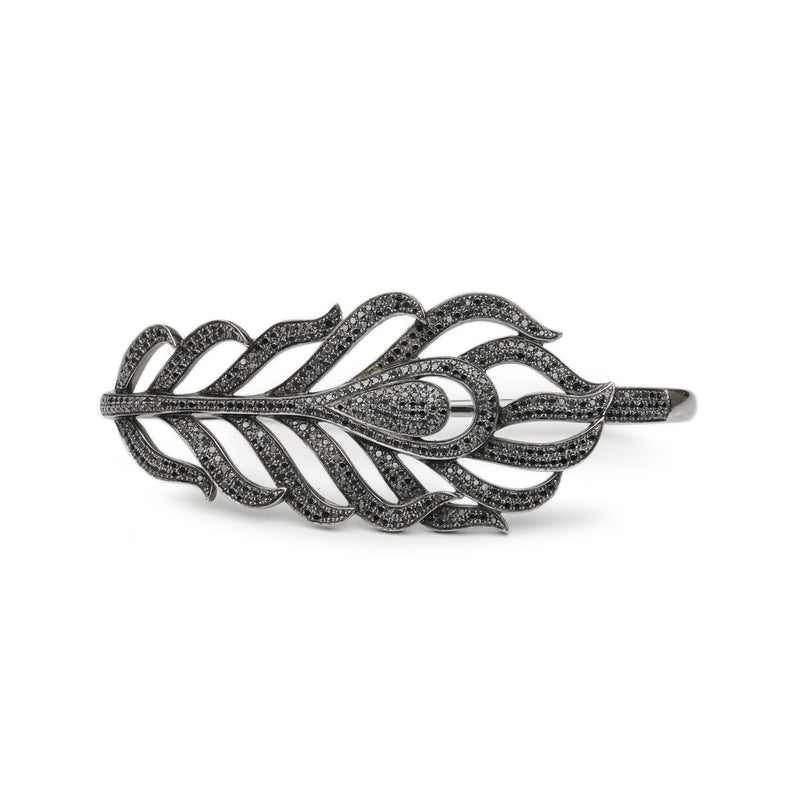 Palm Black Diamond Bracelet