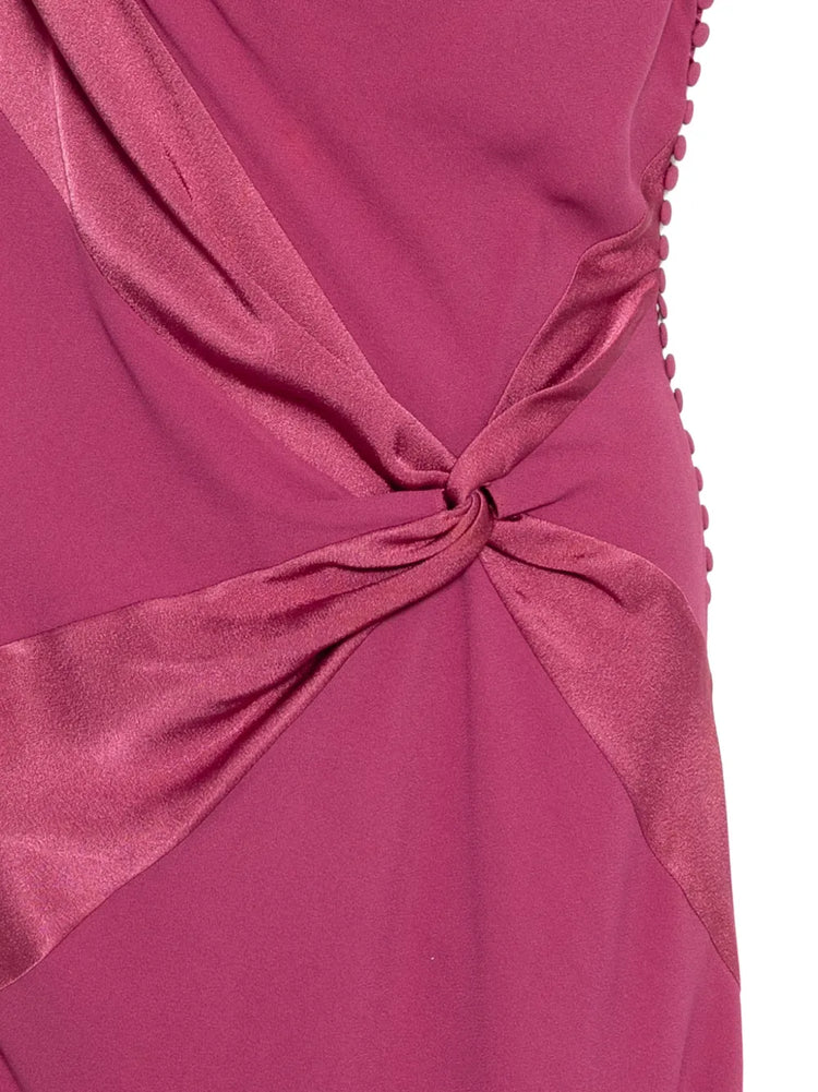 John Galliano Pink Silk Dress