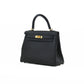 Kelly 25 Black Togo GHW