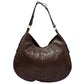 Palisander Embellished Leather Hobo Bag