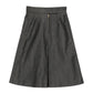 Back view of Louis Vuitton A-Line denim midi skirt, showcasing classic denim fabric and stylish silhouette.