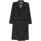 Louis Vuitton striped skirt suit set featuring a tailored blazer and matching skirt, stylish and elegant for formal wear.