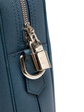 Blue Louis Vuitton leather document bag for travel, featuring sleek design and organized interior for professional use.