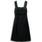 Louis Vuitton bustier dress with fitted bodice and elegant design, showcased on a mannequin.