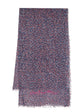 Louis Vuitton cheetah print scarf featuring bold animal pattern and luxurious fabric, perfect for stylish accessories.