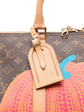 Louis Vuitton LV x Yayoi Kusama Monogram Pumpkins Keepall Bandoulière 45 travel bag with vibrant pumpkin and monogram design.