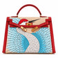 Customised Kelly 32 Rouge Toile GHW
