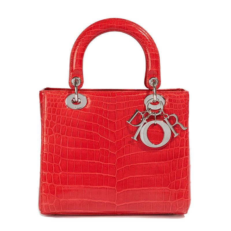 Medium Lady Dior Red