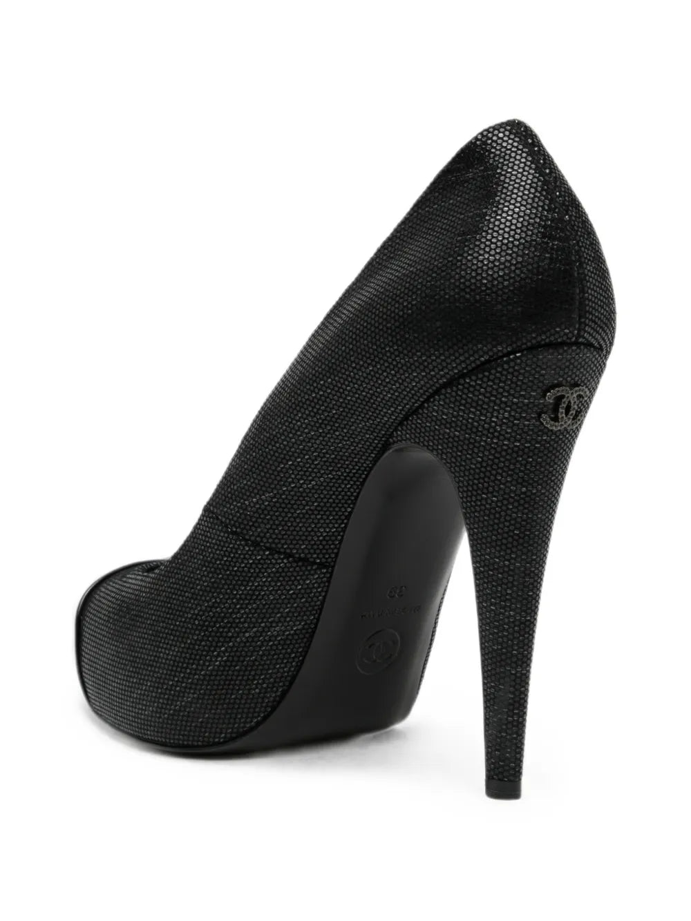 Chanel Metallic Pumps