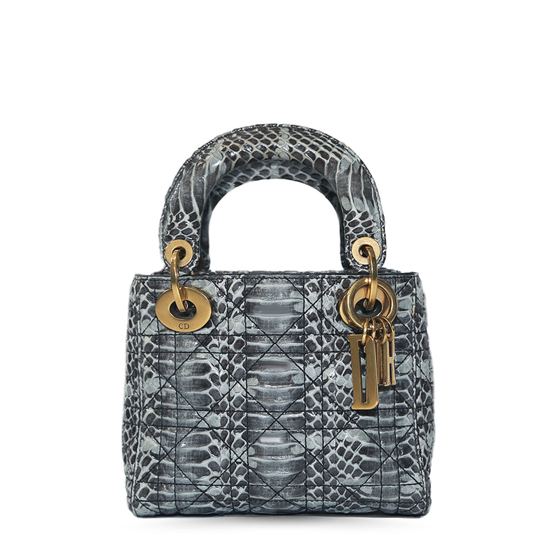 Mini Lady Dior Grey