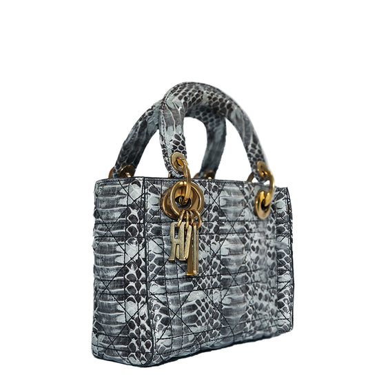 Mini Lady Dior Grey