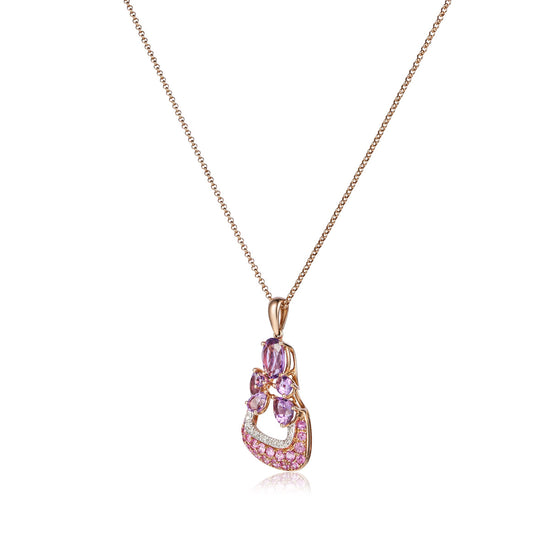 Purple Sapphire Necklace