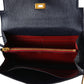 Hermès Limited Edition Ghillies Kelly Wallet GHW in Navy