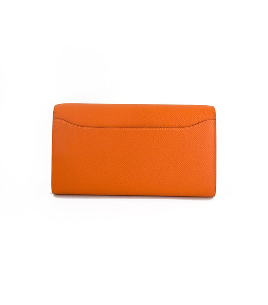 Constance Wallet To Go Orange Epsom GHW