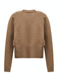 Beige Fur Cardigan