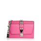 Prada Elektra pink crossbody bag with shoulder strap and sleek design, perfect for stylish everyday wear.