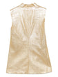 Prada SS2008 leather vest, angled view showing sheen and fit