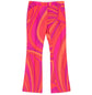 Pre-owned PUCCI printed cady straight-leg trousers with vibrant pattern, tailored fit, and classic style displayed in the image.