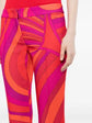Pre-owned PUCCI printed cady straight-leg trousers featuring a vibrant, colorful pattern and tailored fit.