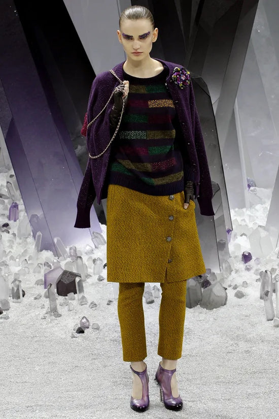 Rhinestone Striped Jumper