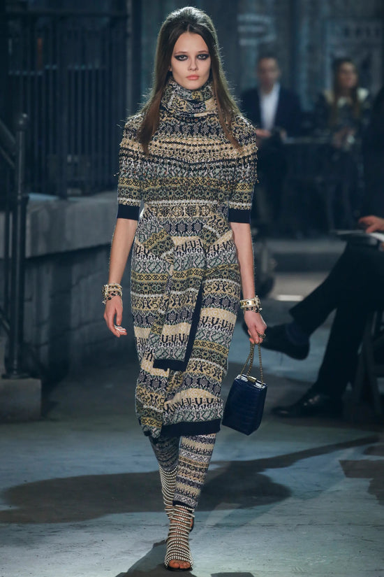 Pattern Knit Dress