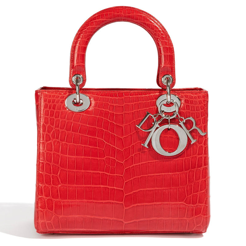 Medium Lady Dior Red