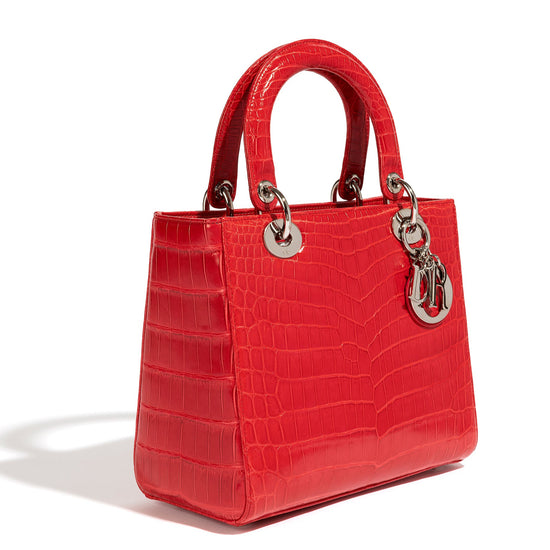 Medium Lady Dior Red