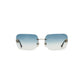 Chanel Rimless Rhinestone Sunglasses