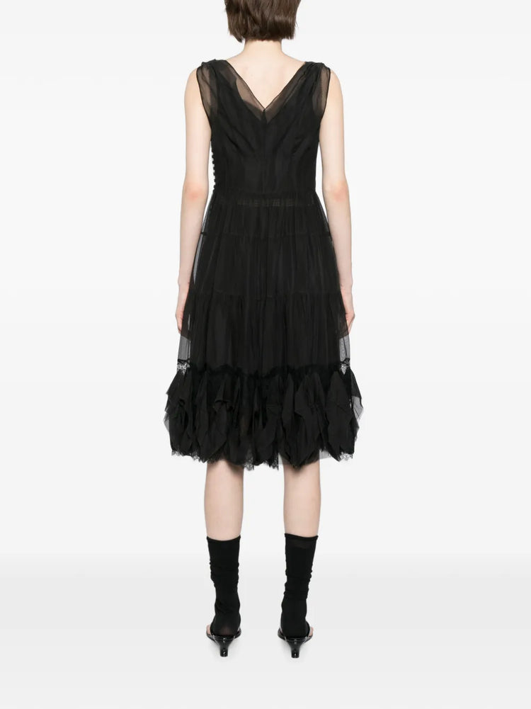 Marc Jacobs Ruffled Silk Dress 