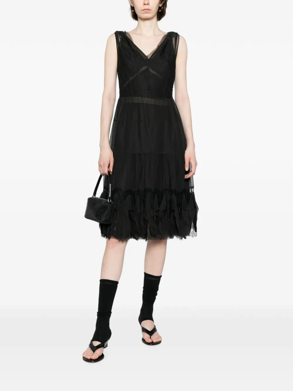 Marc Jacobs Ruffled Silk Dress