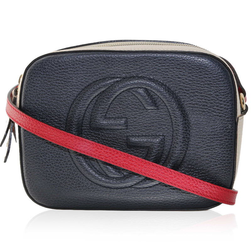 Tricolor Leather Soho Disco Crossbody Bag