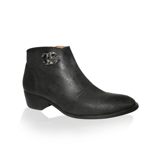 2023 CC Leather Ankle Boots