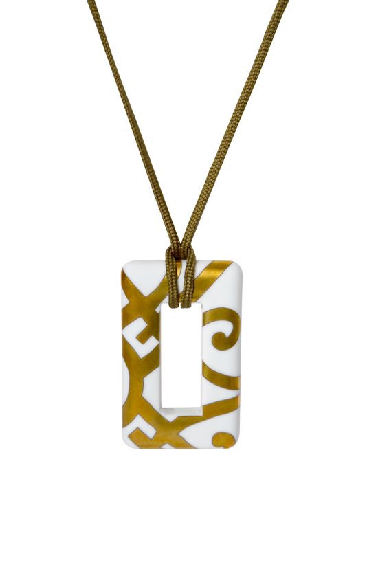 Porcelain Pendant Necklace