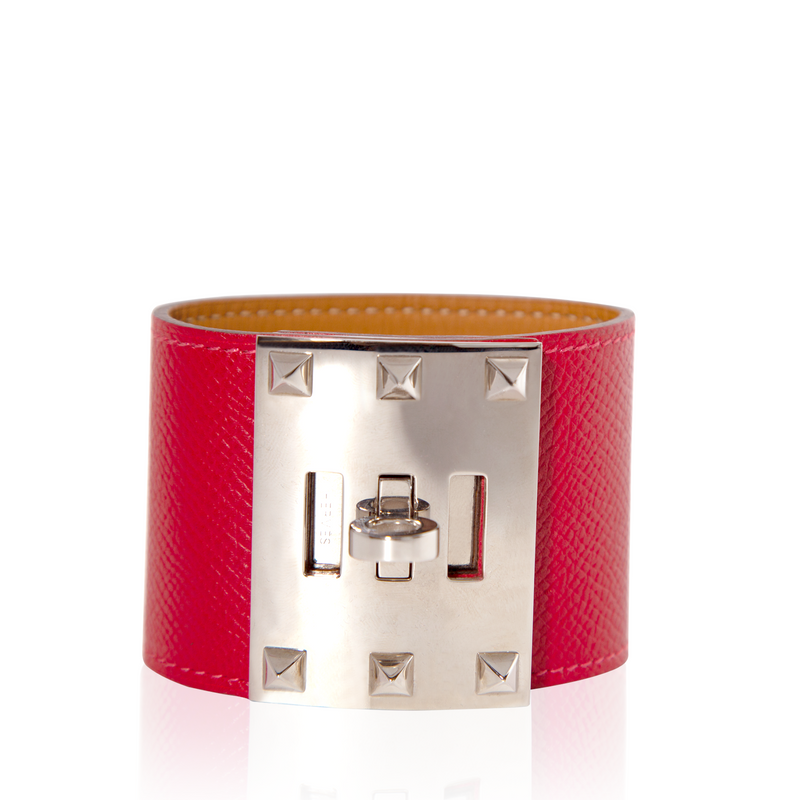 Kelly Dog Extreme Bracelet in Red Epsom PHW