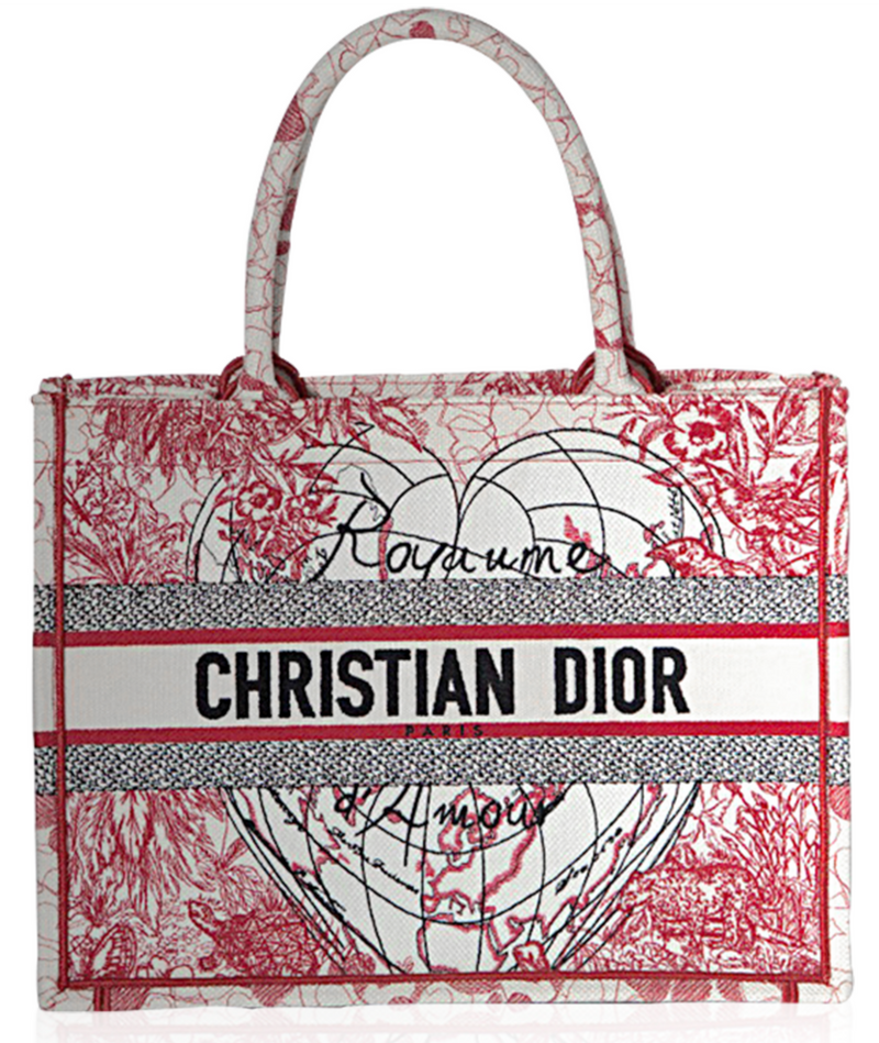 Dior D-Royaume d’Amour Canvas Book Bag