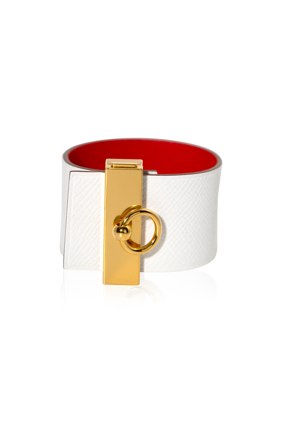 Bicolour Illusion Reversible Bracelet Capucine GHW