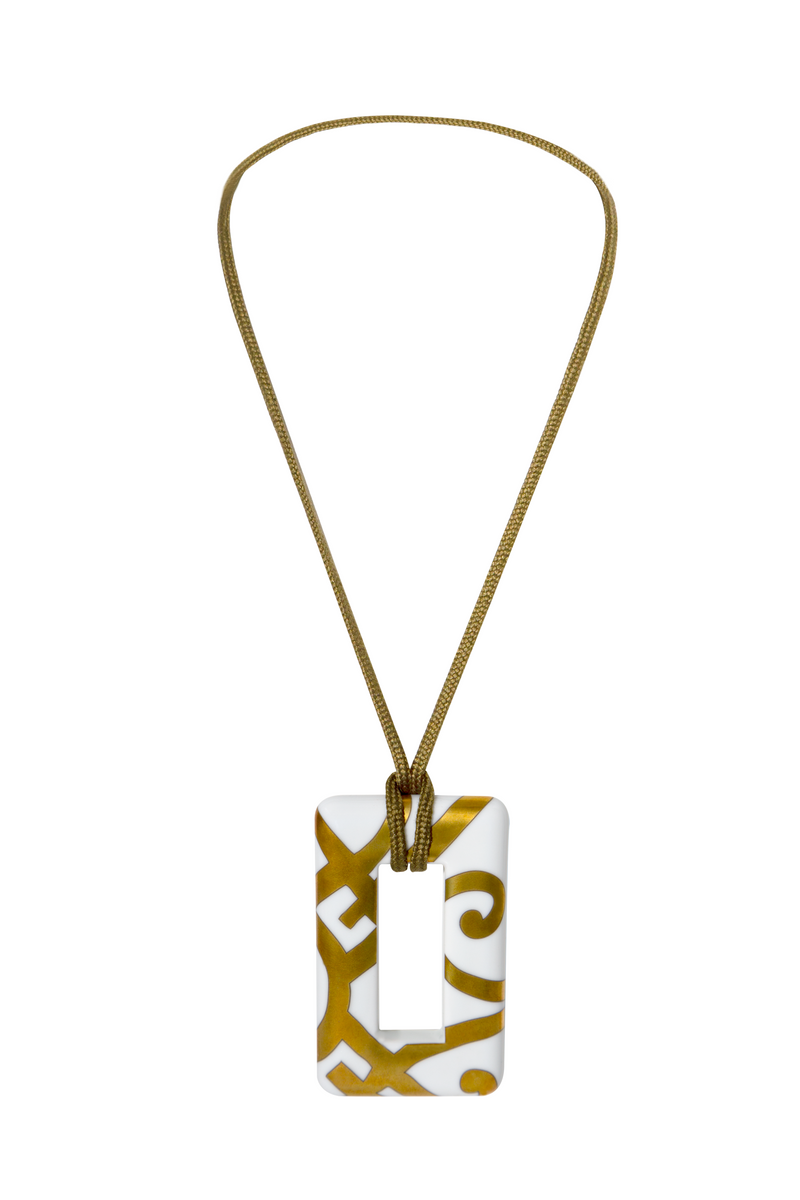 Porcelain Pendant Necklace