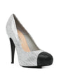 Chanel Silver Pumps