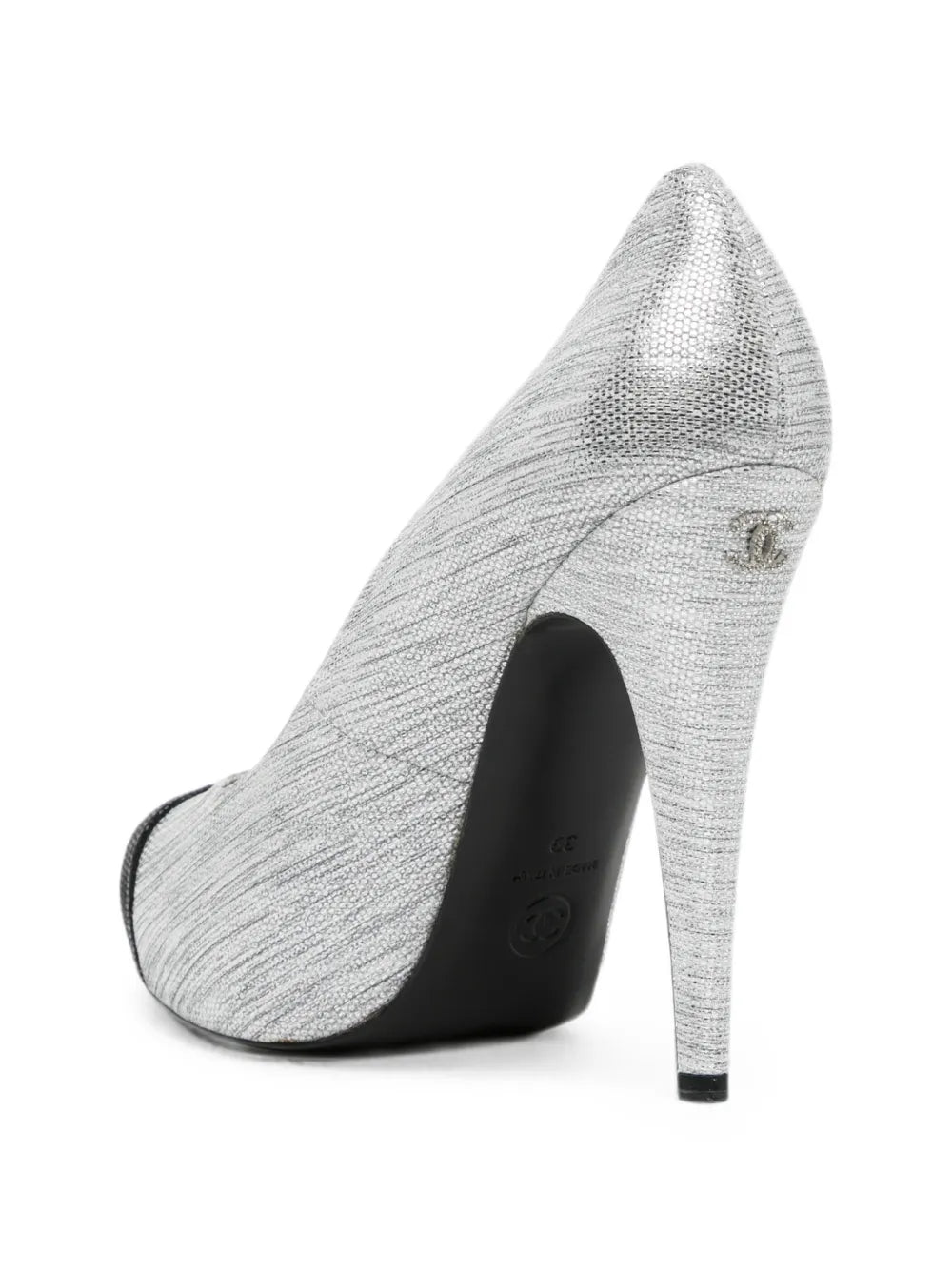 Chanel Silver Pumps