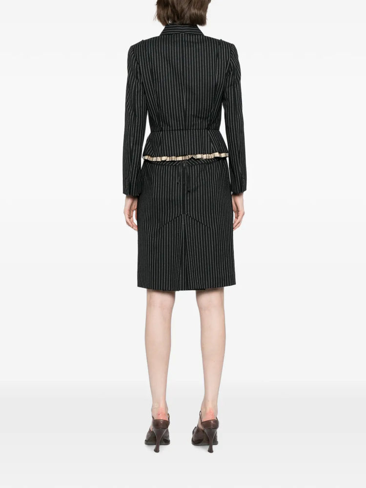 Louis Vuitton Striped Skirt Suit Set - view 3
