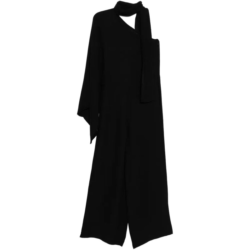 Elegant Valentino one-shoulder gown featuring flowing fabric and sophisticated design, perfect for formal occasions.