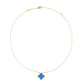 Van Cleef & Arpels Vintage Alhambra Agate Motif Pendant Necklace