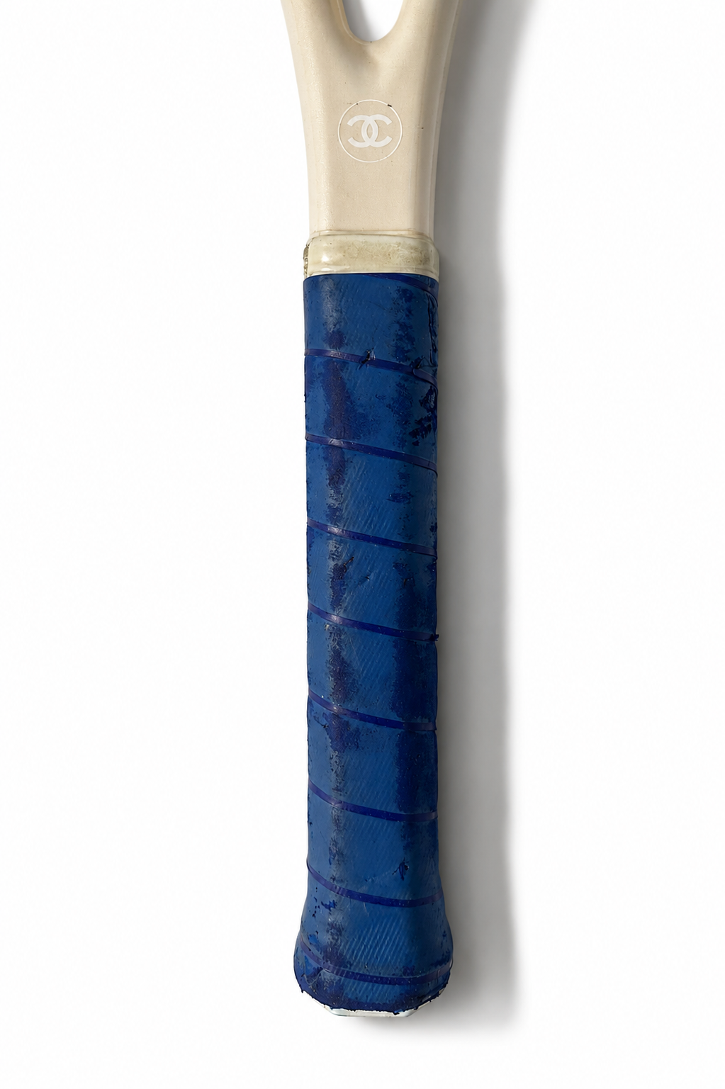 Vintage Chanel CC Tennis Racket with Original Quilted Leatherette Case
