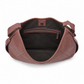 Saint Laurent Mombasa Medium Shoulder Bag in tan leather with gold-tone hardware and adjustable strap.