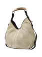 Suede Large Mombasa Bag Beige