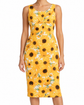 Yellow sunflower dress from Other Designers, lightweight sleeveless dress with a floral pattern and flowing fabric.