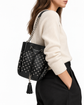 Yves Saint Laurent Small Emmanuelle Bucket Bag in leather, featuring shoulder strap and stylish design.
